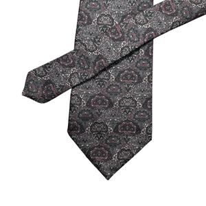 DiMitri Silk Necktie Mens Floral Made Italy New York Milano 56x3.5 Inches
